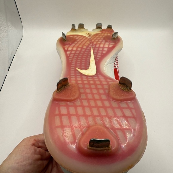 Nike Force Zoom Trout 7 Elite Baseball Cleats Red White Metal Spikes Men’s Sz 13 - Picture 6 of 15